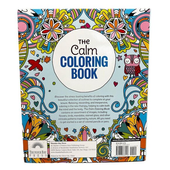 The Calm Coloring Book For Adults & Teens - Picture 2 of 13